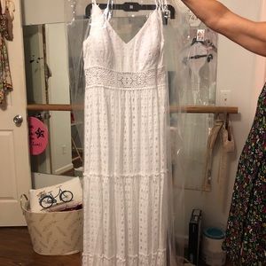 White Lily Pulitzer dress, floor length